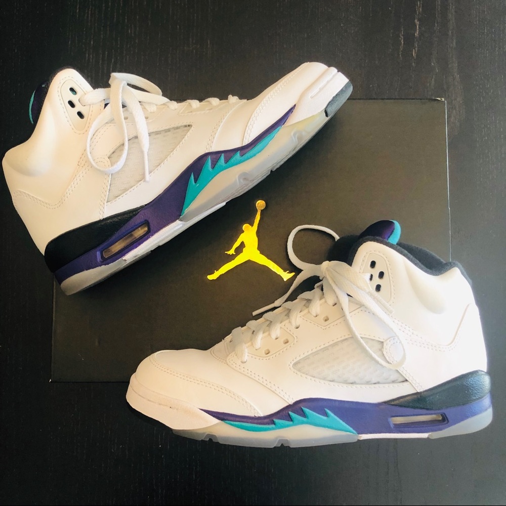 AIR JORDAN RETRO GRAPE 5 🍇😍 Women’s 6.5